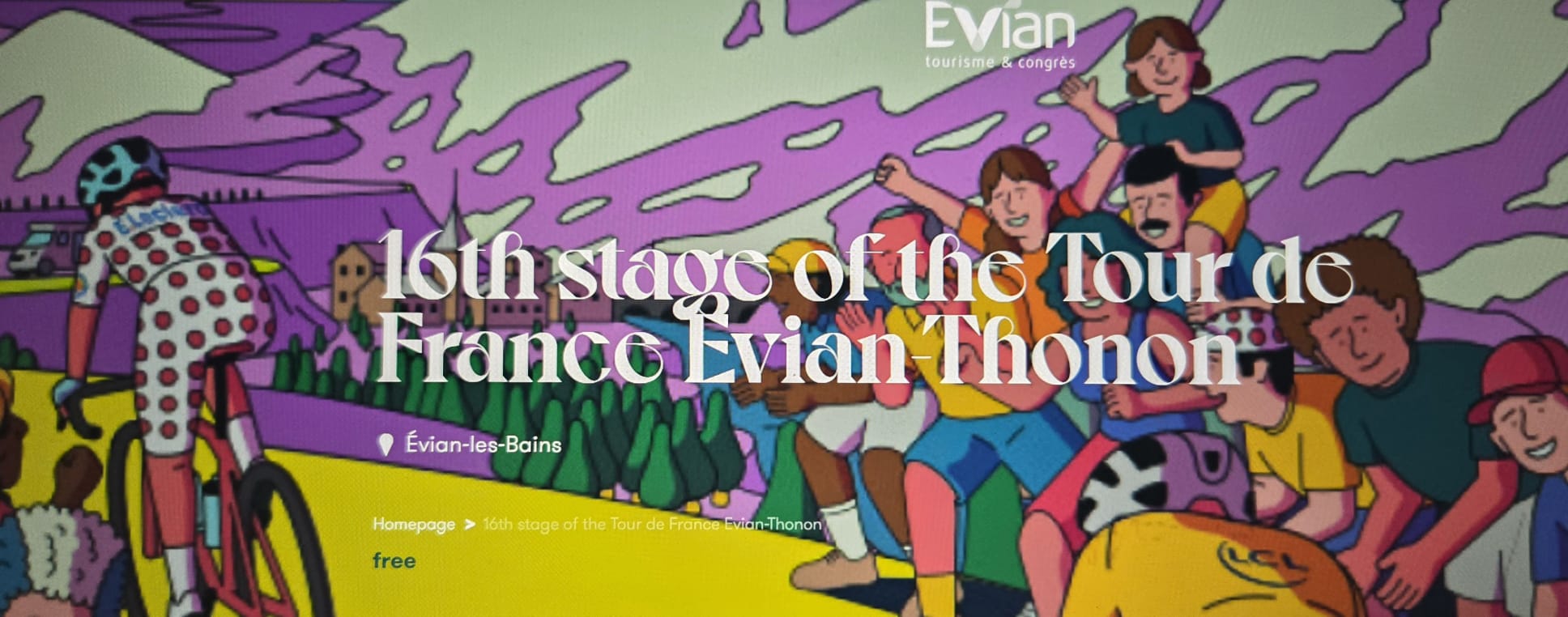 Evian tour de France