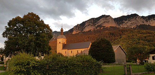 Thollon church Aug 2019