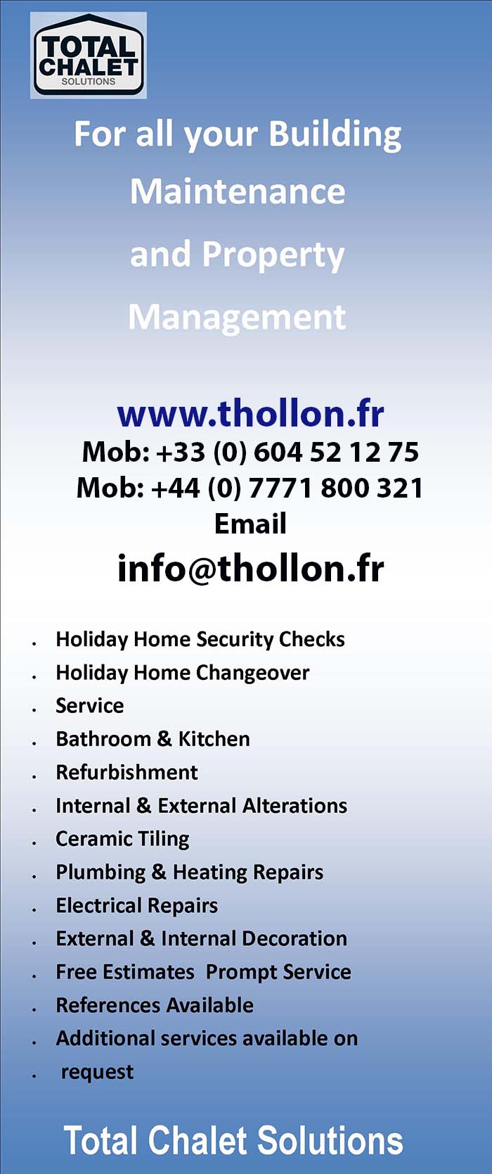 Thollon org web advert 4