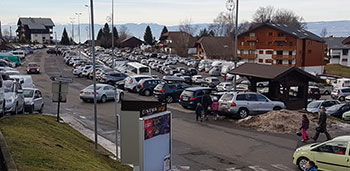 village car park